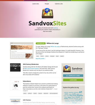 Sandvox Sites-Featured Submissions to the Sandvox sites Gallery (20140527)