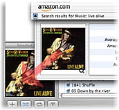 screenshot showing dragging from Watson to iTunes