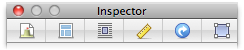 preview of Sandvox 2 inspector