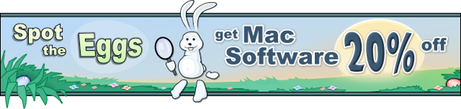 Spot the Eggs - get Mac Software 20% off