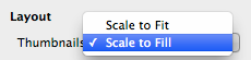 "Scale to Fill" option for photo grids